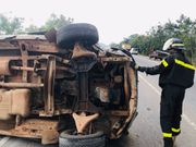 25 injured in highway crash after reckless U-turn at Gomoa Mprumen