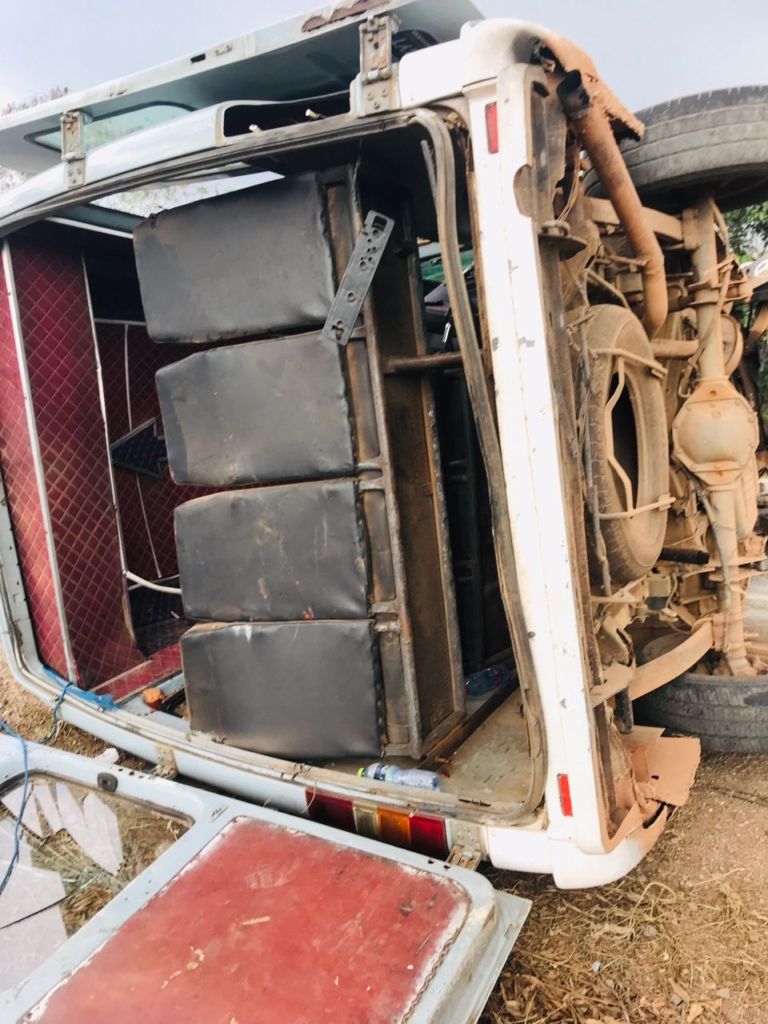 25 injured in highway crash after reckless U-turn at Gomoa Mprumen