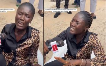 Trained teacher breaks down in tears, laments hardship over 10-month salary arrears (video)