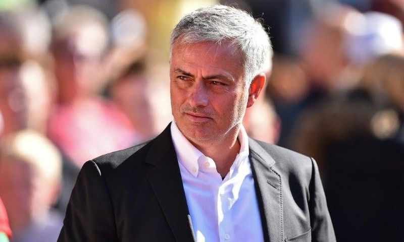 Manchester United's manager Jose Mourinho arrives for the English Premier League football match against Southampton September 23, 2017