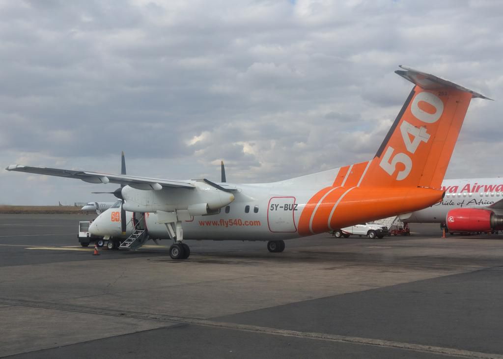 Fly540 aircraft.