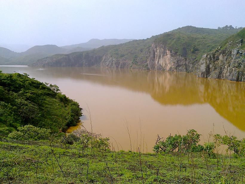 Lake Nyos, Cameroon. [eos]
