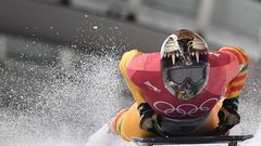 Akwasi Frimpong may be out of medal contention, but he sure had the best helmet
