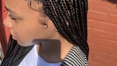 Knotless box braids