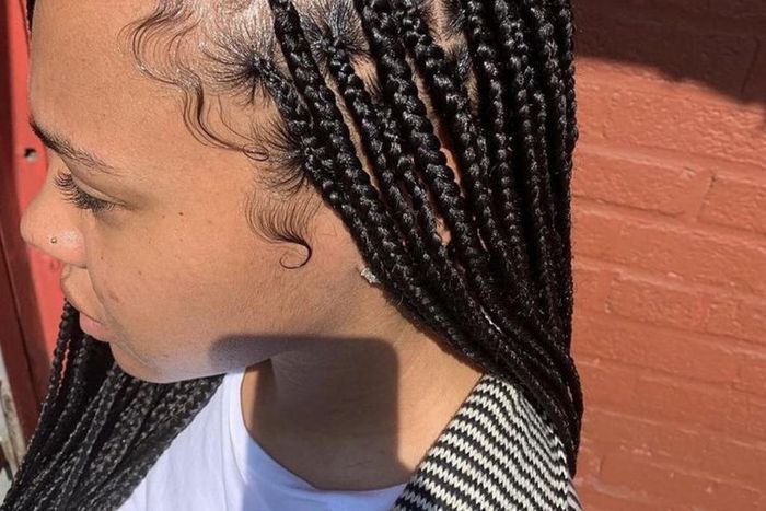 Knotless box braids