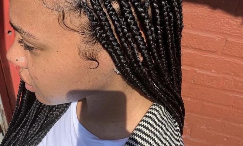 Knotless box braids