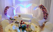 The Prison officials also provide items for elaborate decoration of the wedding reception area