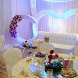 The Prison officials also provide items for elaborate decoration of the wedding reception area