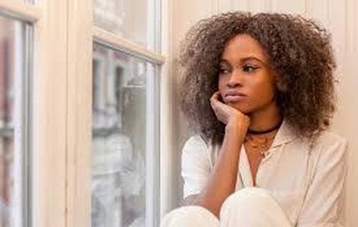 Unhappy woman