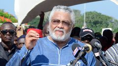 Former President Jerry John Rawlings