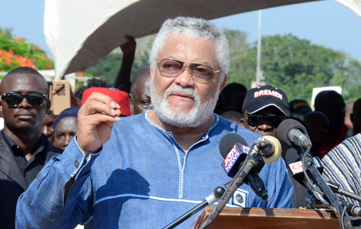 Former President Jerry John Rawlings