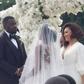 Photos: Stars gather at John Dumelo’s colourful white wedding