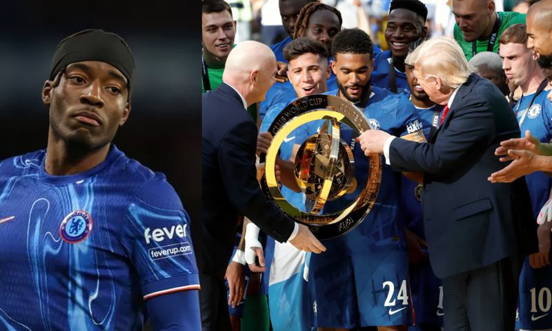 Donald Trump kept Madueke’s CWC medal after Arsenal move - Chelsea star reveals