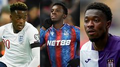 Eddie Nketiah, Callum Hudson-Odoi and Francis Amuzu