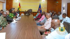 President Mahama donates one million cedis to victims of Kantamanto fire outbreak