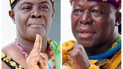 Dormaahene, Osagyefo Dr Agyemang Badu and Asantehene Otumfuo Osei Tutu II