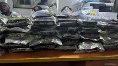 89.74kg of suspected cocaine intercepted by NACOC