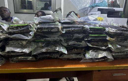 89.74kg of suspected cocaine intercepted by NACOC