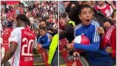 Watch: Mohammed Kudus puts smile on young fan’s face by gifting him match ball