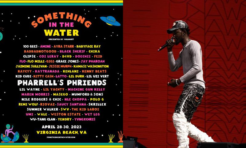 Black Sherif as he is billed for Pharrell Williams’ 2023 Something in the Water music festival