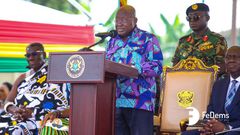 President Akufo-Addo at the commissioning ceremony
