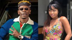 Shatta Wale and Efia Odo.