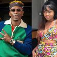 Shatta Wale and Efia Odo.