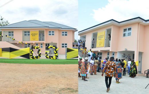 MTN Ghana Foundation hands over GHS5M accident, emergency and administration block to Bawjiase Polyclinic