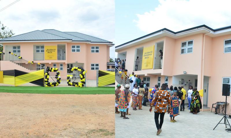 MTN Ghana Foundation hands over GHS5M accident, emergency and administration block to Bawjiase Polyclinic