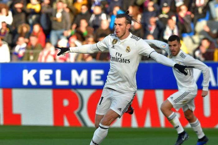 Gareth Bale scored his first goal in La Liga since September 1