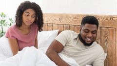 Couple in bed