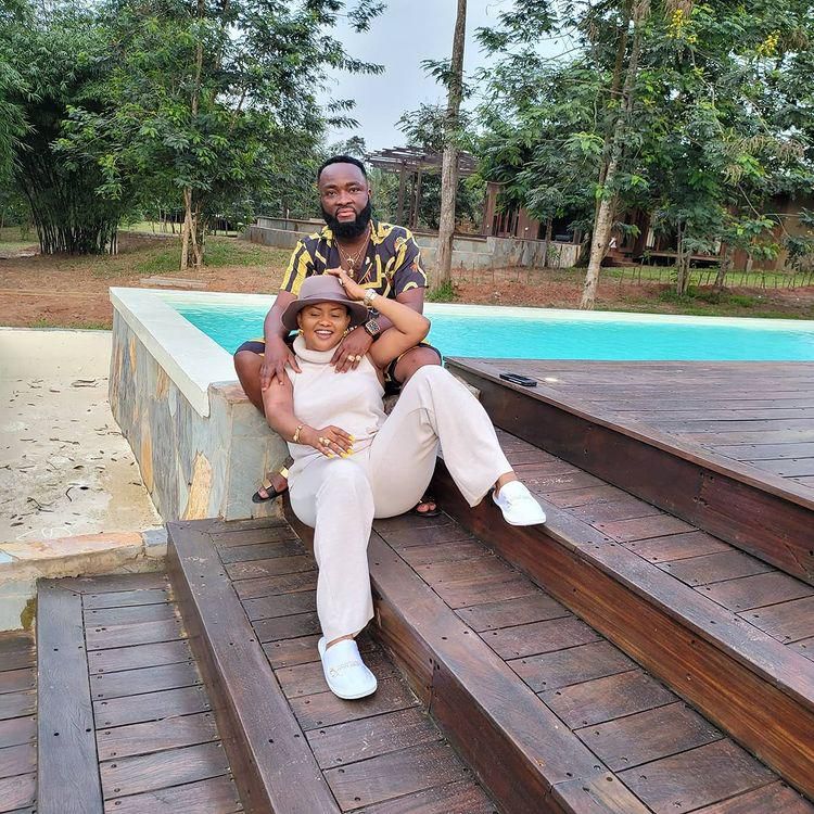 Nana Ama McBrown and her husband