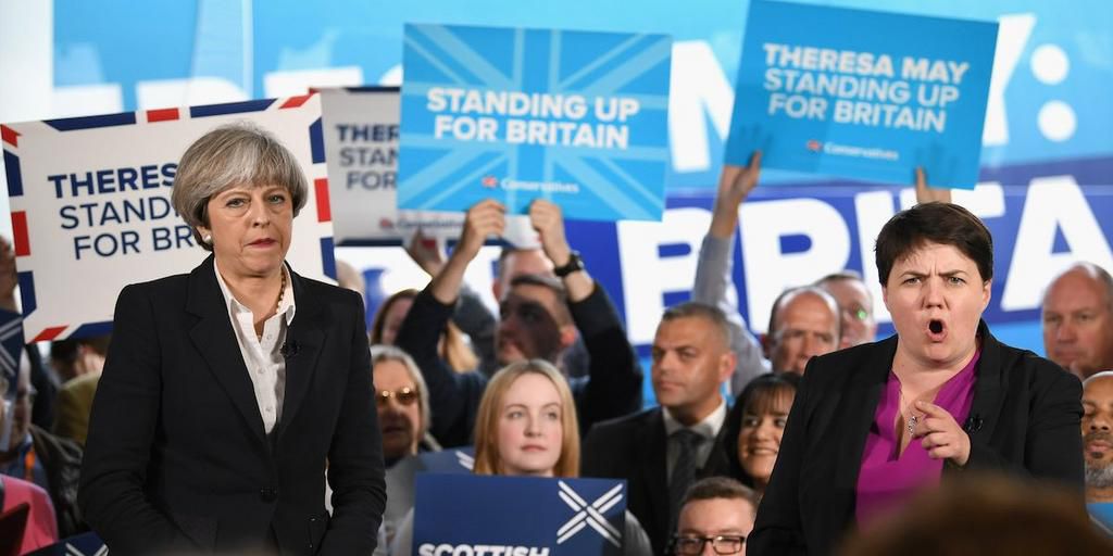 Theresa May Ruth Davidson