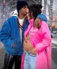Rihanna & boyfriend A$AP Rocky expecting their 1st child together [Photos]