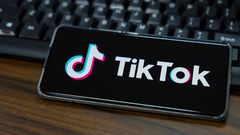 Illustration of TikTok logo displayed on the screen of a smartphone.Getty Images