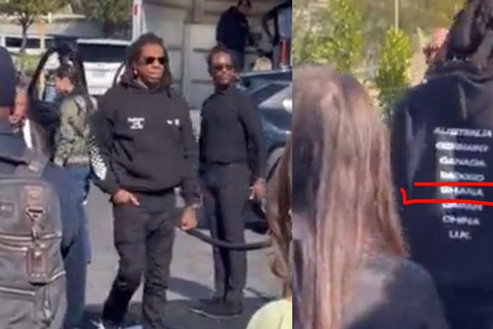 Jay Z 'carries' Ghana at his back to the Super Bowl (WATCH)