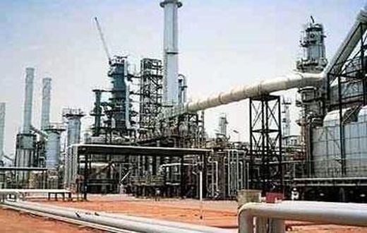 An oil refinery in Nigeria