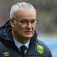 Claudio Ranieri during his ill-fated spell with French Ligue 1 side Nantes.