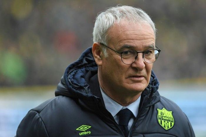 Claudio Ranieri during his ill-fated spell with French Ligue 1 side Nantes.