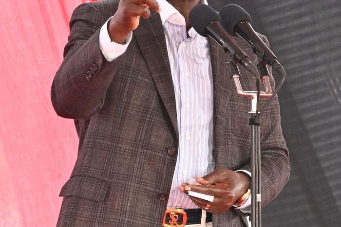 President William Ruto speaking during a function in Nakuru on August 23, 2023