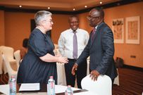 L-R - Helen Brand, CEO, ACCA Global  Norman Williams, Head of West, Central Africa Cluster, ACCA  and Kwasi Kwaning-Bosompem, Controller and Accountant-General of Ghana