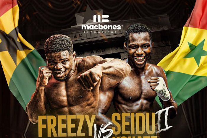Bukom Boxing Arena to host Freezy Macbones vs Seydou Konate rematch