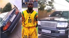 Video: Abedi Pele shows off luxurious car collection that includes Land Cruiser, $80K Benz