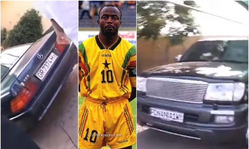 Video: Abedi Pele shows off luxurious car collection that includes Land Cruiser, $80K Benz