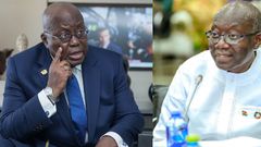President Nana Addo Dankwa Akufo-Addo and Ken Ofori-Atta