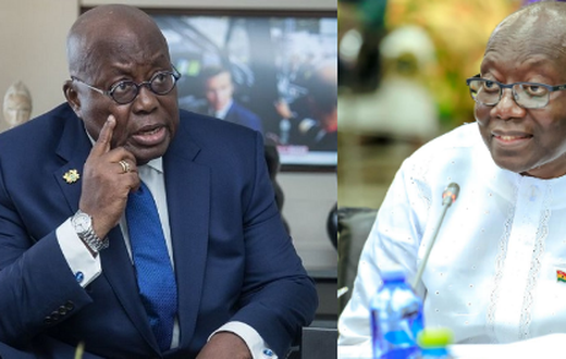 President Nana Addo Dankwa Akufo-Addo and Ken Ofori-Atta