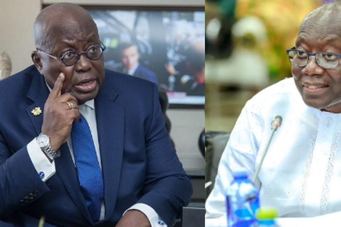 President Nana Addo Dankwa Akufo-Addo and Ken Ofori-Atta