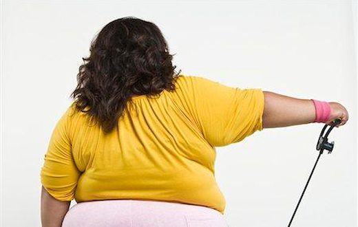 Back of a plus sized black woman [Masterfile]