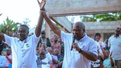 James Gyakye Quayson with John Mahama