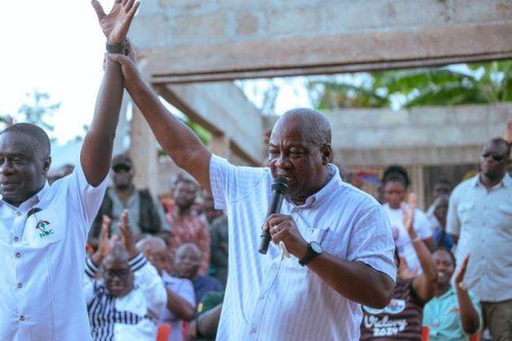 James Gyakye Quayson with John Mahama